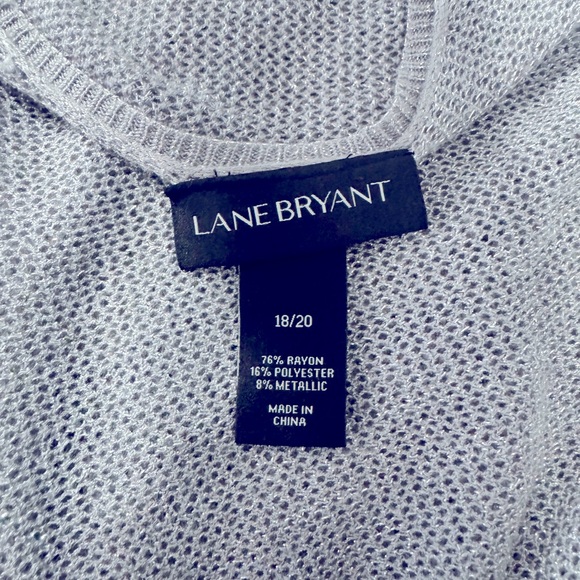 Lane Bryant Metallic Gray Tunic in Women’s Size 18 - Picture 4 of 5